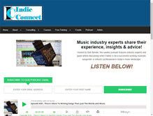 Tablet Screenshot of businesssideofmusic.com